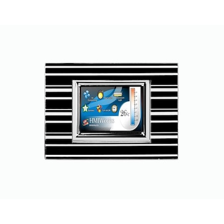 Icp Das 2.8'' High Resolution TFT Color Touch, support PoE and RS 485 Modbus RTU / TCP Black TPD-283U-M3